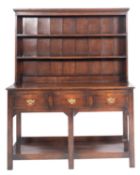 An oak dresser in early 18th century style,