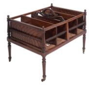 An unusual mahogany Canterbury, possibly Anglo Indian,