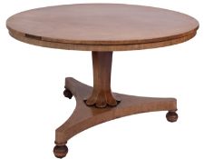 A George IV mahogany breakfast table,