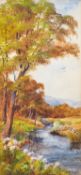Reg W.Sayle (British, 20th Century) River views Two watercolours Each 34.