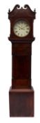 John Spier, Newton Stewart, a Scottish mahogany longcase clock,