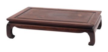 A Chinese huanghuali opium or possibly tea table,