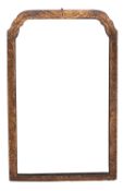 A George II giltwood and composition framed wall and dressing table mirror;