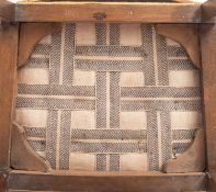 A George VI limed oak Coronation chair, by W.