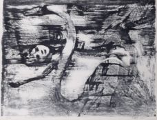 *Sir Sidney Nolan (Australian, 1917-1992) Leda and the Swan Lithograph 43.