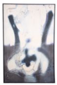 Christopher Woodger (British, 20th Century) Abstract Oil and plaster on canvas 91.