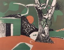 *Keith Vaughan (British, 1912-1977) Winter landscape Lithograph in colours 37.