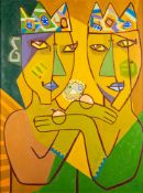 Marjana Wjasnova (Contemporary School) Agape Oil on linen 100.