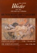 Four exhibition posters 'James McNeill Whistler: 150th Anniversary Celebrations',