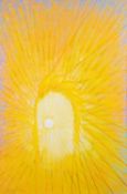Sheila Jefferies (British, 20th Century) Barley Sun Mixed media 91 x 60.