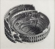 *Anne Desmet RA (British, b.1964) Colosseum Engraving Signed lower right No.