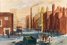 Denise Henry (British, 20th Century School) Mersey Way,