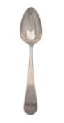 [Scottish and colonial interest] A Scottish Old English pattern tablespoon by George Fenwick,