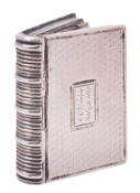 A William IV silver vinaigrette by Thomas Lawrence, London 1837,