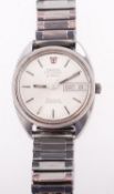 Omega electronic gentleman's 1970s wristwatch the dial signed Omega, Electronic, f300hz, Genève,