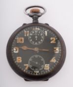 WITHDRAWN LOT Zenith, an alarm pocket watch,