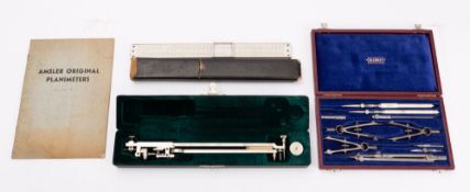 A cased Allbrit geometry set, together w