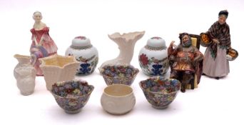A mixed group of Royal Doulton figures,