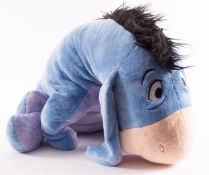 A large blue Disney soft toy of Eeyore- approximately 56cm high.
