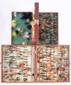 A double sided box of Fly Fishing- wet,