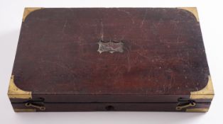 A cased pair of percussion cap pistols, maker Tipping & Lawden, London,