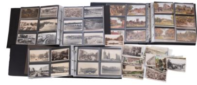 Postcards, UK Topography, three modern albums and loose, including: approx. 160 A. R,.