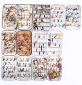 Retailed by Hardy Bros Ltd- Wheatley alloy Salmon fly case- various patterns,