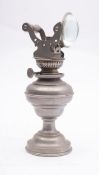 A late 19th/ early 20th century French microscope oil lamp illuminant,
