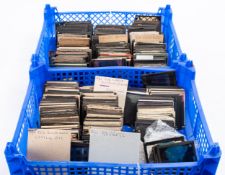 A collection of 3 1/4 inch diapositive lantern slides, various subject matter including Old London,