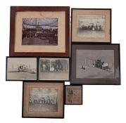 Three early 20th century photographs of the RAF Squadron Jazz band 'The Iraq Orphans.