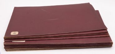 A group of thirteen Ordnance Survey 1/2500 scale maps of Exeter & environs, 'Alphington',