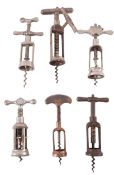 A Stephen Plant's 1884 English patent Wulfruna corkscrew,