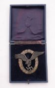 A WWII Luftwaffe Pilot/Observer Qualification Badge, maker C E Juncker,