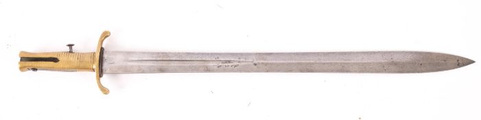 A Victorian 1848 Brunswick Pattern bayonet,