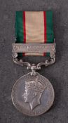 A George VI India General Service Medal with North west Frontier 1936-37 clasp to 'TC 174418