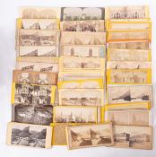 A collection of late 19th/early 20th century stereoscope cards, continental topographical, Berlin,