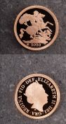 A Royal Mint 2020 sovereign,