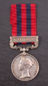 A Victorian India General Service Medal with Burma 1887-89 clasp, '1096 Pte J.Baker 1st Btn Hamps.