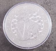 An Elizabeth II 2023 10oz silver 'Yale of Beaufort' £10 coin