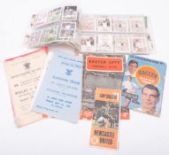 A Manchester United v Wolves 26th December 1969 football program together with 3 other Exeter