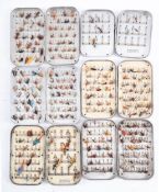 A Hardy Bros Ltd alloy Fly Fishing case together with a Wheatley, Army and Navy, C.