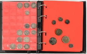 An album of ancient and modern coins: including Roman sesterti, Greek coins, Celtic coins,