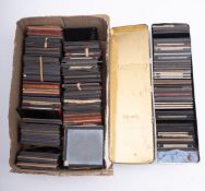 A collection of 3 1/4 inch diapositive lantern slides,