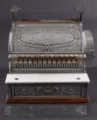 A late 19th/early 20th century American National Till Register, maker 'The National, Dayton, Ohio',