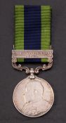 An Edward VII India General Service Medal with clasp,