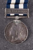 A Victorian Egypt Medal (undated reverse) with The Nile 1884-85 clasp to ' 1082 Pte J Fagan 2/D of