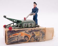 An Arnold Tin Plate toy, mechanical car jack- Nr.