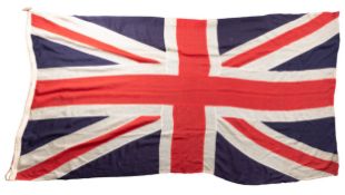 A Union Jack, unsigned 142 x 280cm.