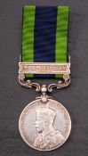 A George V India General Service Medal with clasp, '5497165 Pte R.T.Symons Hamps.