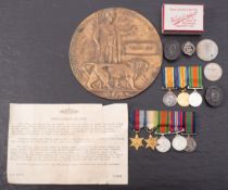 A WWI Death Plaque 'Ruben Das',
